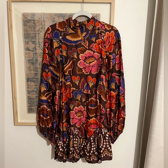 Farm Rio Bright Flora Mini Dress - Picture 2 of 11